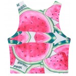 Pink Watermelons Damn Sleeveless T Shirt Cami Tank Top