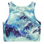 Blue Ocean Iceberg DOD Sleeveless T Shirt Cami Tank Top 