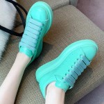 Green Mint Rainbow Candy Chunky Womens Sneakers Shoes