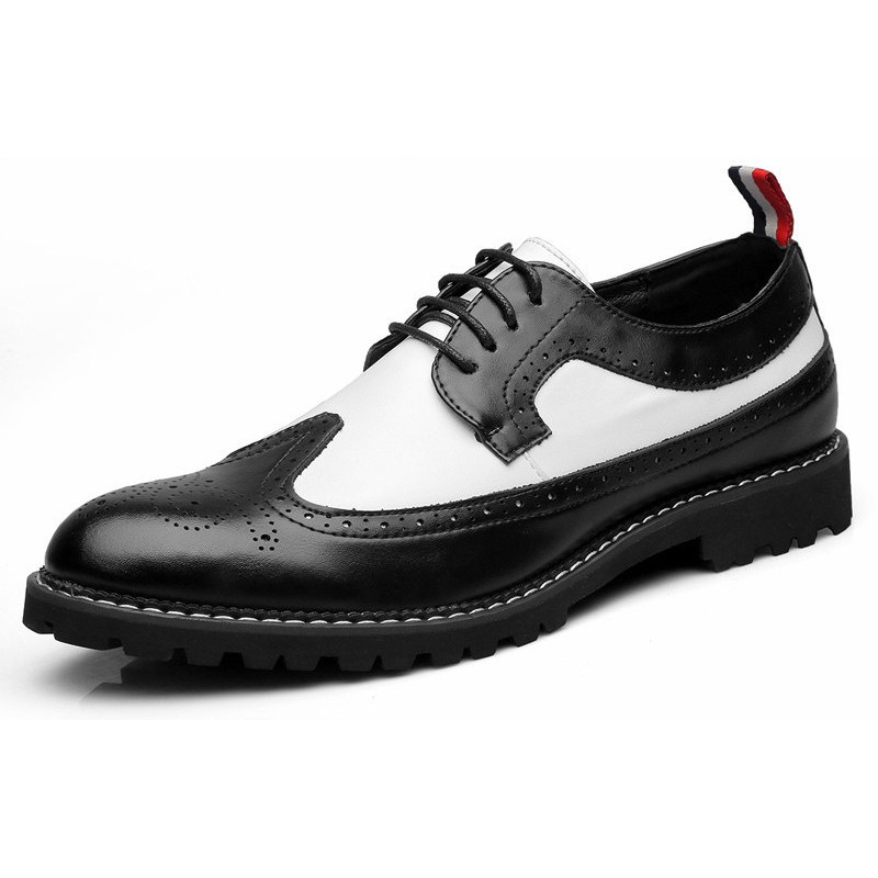 Mens Black And White Casual Shoes | vlr.eng.br