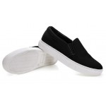 Black Pony Fur Flats Loafers Sneakers Shoes