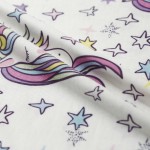 White Rainbow Stars Unicorns Cropped Sleeveless T Shirt Cami Tank Top