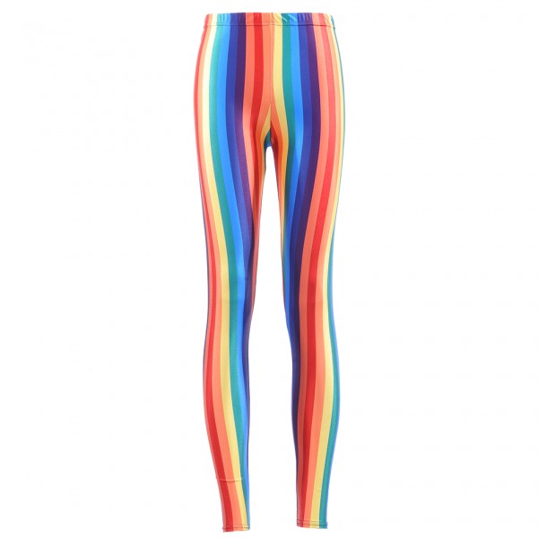 Rainbow Stripes Yoga Fitness Leggings Tights Pants 