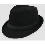 Black Love Woolen Funky Gothic Jazz Dance Dress Bowler Hat