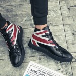Black Jack Union High Top Lace Up Punk Rock Sneakers Mens Shoes