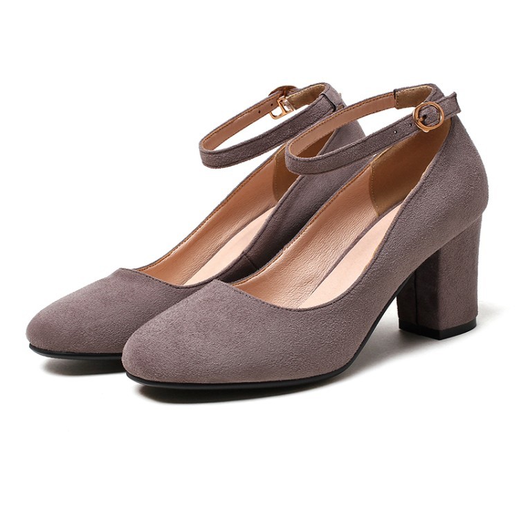 pointed block heel ballets