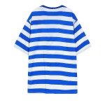Black Blue Stripes Tuxedo Harajuku Funky Short Sleeves T Shirt