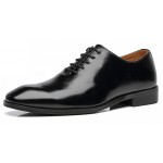 Black Lace Up Oxfords Loafers Dress Dapper Man Shoes Flats