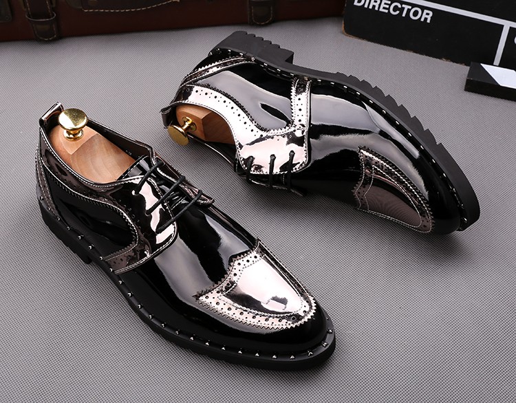patent wingtip oxfords