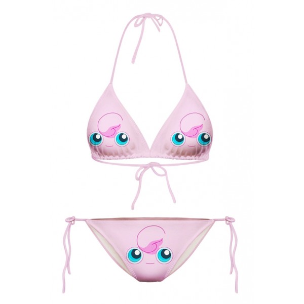 Pink Pokemon Cartoon Two Piece Sexy BIkini Swimwear